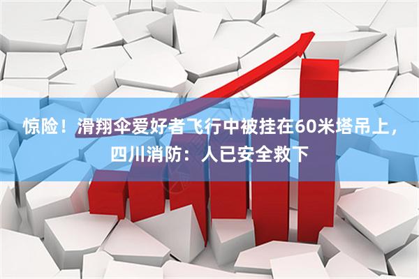 惊险！滑翔伞爱好者飞行中被挂在60米塔吊上，四川消防：人已安全救下