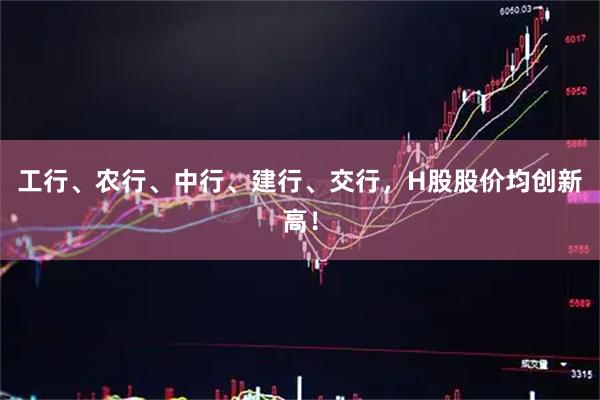 工行、农行、中行、建行、交行，H股股价均创新高！